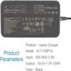 150W 19.5V 7.7A Charger Power Compatible for ASU s ZenBook PRO 15 14 UX580GE UX580GD UX550GD UX550GE UX480FD UX450FD X570ZD Q536FD UX562FD UX562FDX X570UD UX550G UX580G UX450F x570Z Q536F A17-150P1A view 3