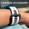OUTVI 26mm watch band for garmin fenix 5x 6x Pro 7x 3 hr Epix Pro Gen 2 51mm Enduro 2 Descent Mk1 Mk2 Mk2i Mk3i tactix dual colors rugged silicone quick fit 26 watch bands men women WHITE BLUE view 4
