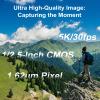 ORDRO 5K Video Camcorder, M3 48MP UHD 4K/60fps Handheld Digital Camera, 3.5'' Rotatable IPS Screen 3250mAh Battery WiFi IR Night Vision Camera with 64G Card for YouTube Vlogs view 2
