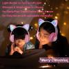 SUMERBEE Cat Ear Kids Headphones Wireless, LED Light up Bluetooth Headphones with Microphone for Toddler/Teenagers/Adult (Pink Pro) view 2