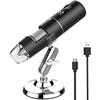 Handheld USB Digital Microscope, 50X-1600X Magnification Handheld Digital Microscope with with 8 LED & Stand, Portable Digital Microscope Microscope Camera for Kids Adults, Portable Pocket Microscope view 1