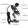 Handheld USB Digital Microscope, 50X-1600X Magnification Handheld Digital Microscope with with 8 LED & Stand, Portable Digital Microscope Microscope Camera for Kids Adults, Portable Pocket Microscope view 2