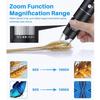 Handheld USB Digital Microscope, 50X-1600X Magnification Handheld Digital Microscope with with 8 LED & Stand, Portable Digital Microscope Microscope Camera for Kids Adults, Portable Pocket Microscope view 4