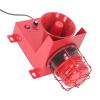130dB Industrial Siren Alarm LED Strobe Light Alarm with Adjustable Sound for Factory Workshop Flashing Siren Construction Truck Crane (DC12V) view 1