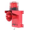 130dB Industrial Siren Alarm LED Strobe Light Alarm with Adjustable Sound for Factory Workshop Flashing Siren Construction Truck Crane (DC12V) view 3