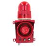 40W 130dB Industrial Siren Alarm LED Strobe Horn Adjustable Sound Emergency Strobe Warning Light for Construction Mining Industrial Crane (DC24V) view 1