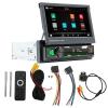 7 Inch Car MP5 Player HD Retractable Screen BTV5.1 with Mirror Link, Hands Calling, 12LED Backup Camera, Mobile Interconnection, Reverse Image Function view 1