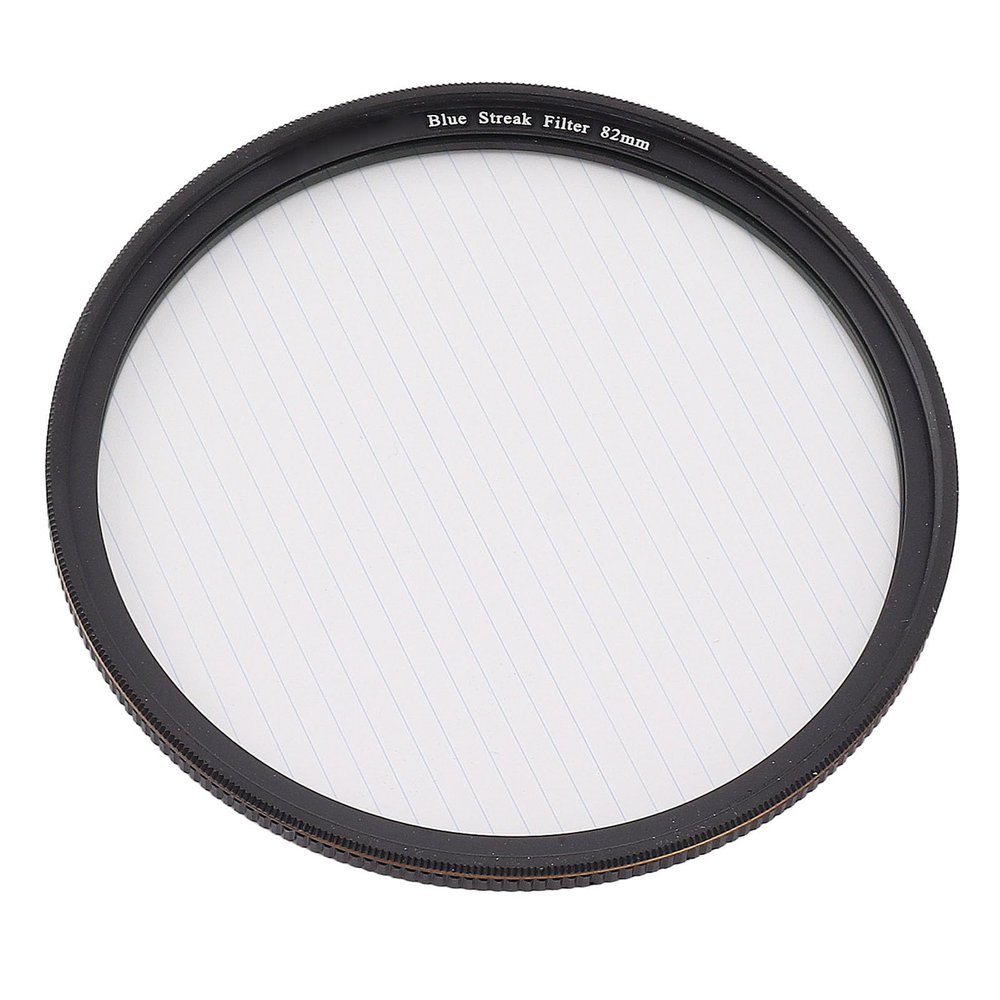 Blue Streak Special Effects Filter - Optical Glass Blue Streak Filter for Night with Captivating Streak Effects, Versatile Filter for Wide Applications (82mm)