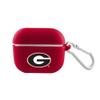 AudioSpice Collegiate Georgia Bulldogs Silicone Cover for Apple AirPods (3rd Generation) Case with Carabiner view 1