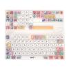 123 Key PBT Mechanical Keycaps, XDA Profile Cartoon Theme Keycaps with Oil Coating, Compatible with 61 87 96 98 104 108 Layout Keyboards view 1