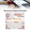 123 Key PBT Mechanical Keycaps, XDA Profile Cartoon Theme Keycaps with Oil Coating, Compatible with 61 87 96 98 104 108 Layout Keyboards view 2