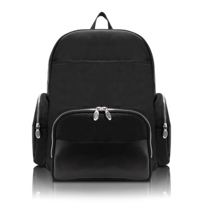 17" Nylon Dual Compartment Laptop Backpack