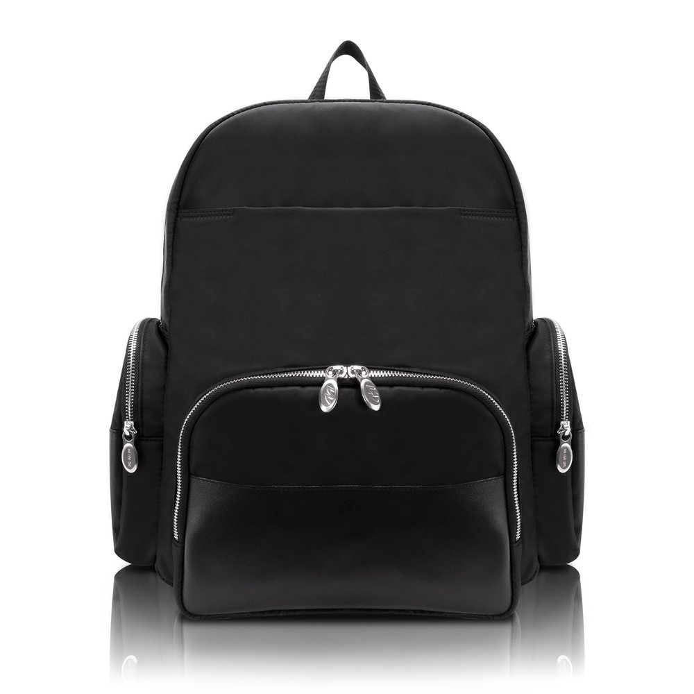 17" Nylon Dual Compartment Laptop Backpack