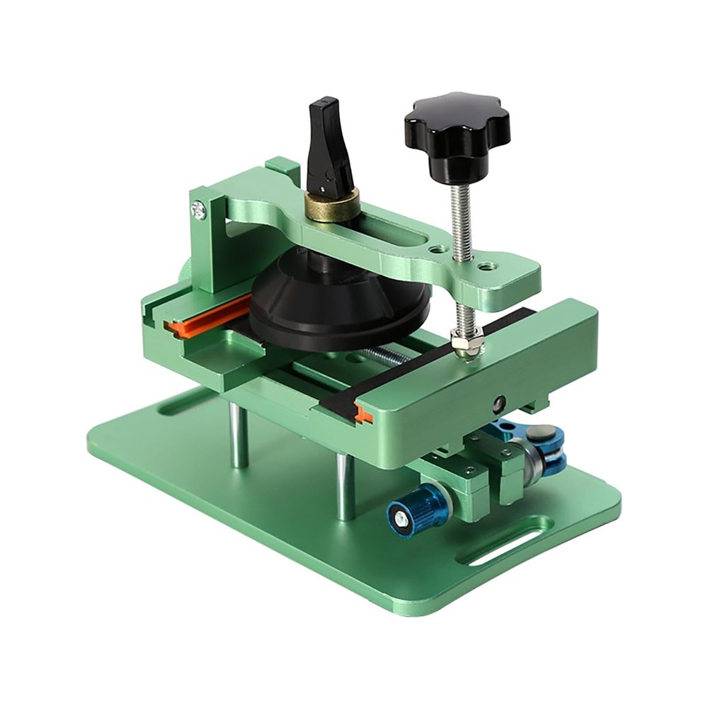 ERICAT LCD Screen Separator Clamp, Adjustable LCD Separator with Suction Cup, Camera Groove Design and 360 Arbitrary Rotation, Adjustable Splint Width and Removable Stand, for Mobile Phone Repair