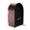 VICTOR Wilshire Desktop Bluetooth Jukebox with FM Radio, Built-in Stereo Speaker and Multicolor LED Lighting, Mahogany (VDTJ-1450-MH) view 3