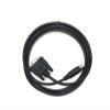 TP04G-HW for E-Series, S-Series, H-Series, N-Series PLC and TP02G, TP04G, TP05G, TP08G etc. 9-hole-4-pole S-Pole Male Plug Communication Cable Black 3m view 1