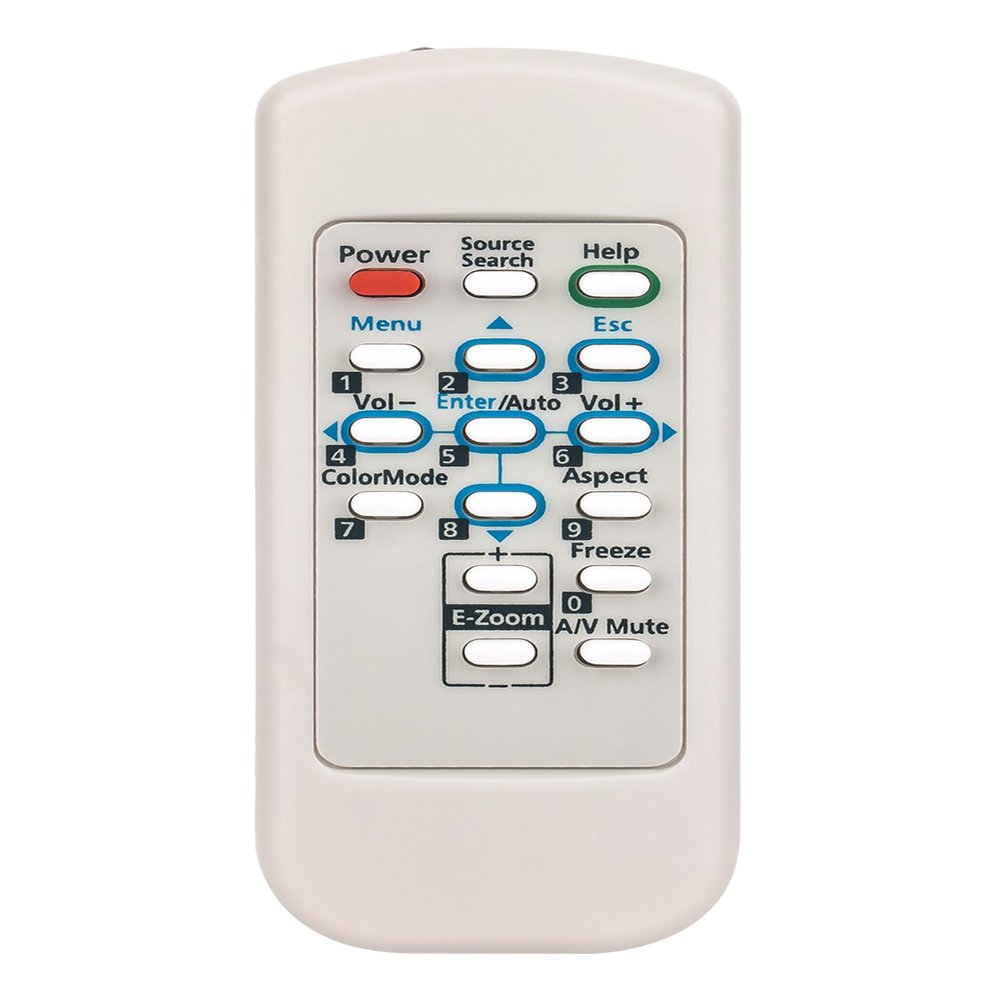 145664100 Replace Remote Control fit for Epson Projector Powerlite 822P/83V+/83C/822+/83+/400W/410W, V11H371020 RB-V11H255020-N V11H255020 V11H281020