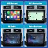 9" Android 12 Car Stereo for Toyota RAV4 2006-2012 | Wireless Apple CarPlay & Android Auto | 1080P HD Touchscreen | GPS Navigation | Bluetooth 5.0/WiFi | Hi-Fi Audio | 2G RAM 64G ROM Head Unit view 3