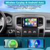 Car Stereo Radio for Dodge RAM 1500 2500 3500, Android 12 Head Unit for 2013 2014 2015 2016 2017 2018 Ram, 9 inch IPS Touch Screen with Wireless Carplay/Android Auto, Bluetooth (for Manual AC Only) view 3