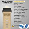 Zeit Diktator 26mm Quickfit Watch Bands Compatible with Garmin Fenix 8-51mm Tactix8 / 7 Pro/Fenix 7X Pro/7X/6X Pro/5X pro/5X/Descent MK2 MK1 Tactix Delta/Enduro 2 3 Woven Nylon Watchband For Men view 2