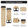 Zeit Diktator 26mm Quickfit Watch Bands Compatible with Garmin Fenix 8-51mm Tactix8 / 7 Pro/Fenix 7X Pro/7X/6X Pro/5X pro/5X/Descent MK2 MK1 Tactix Delta/Enduro 2 3 Woven Nylon Watchband For Men view 3