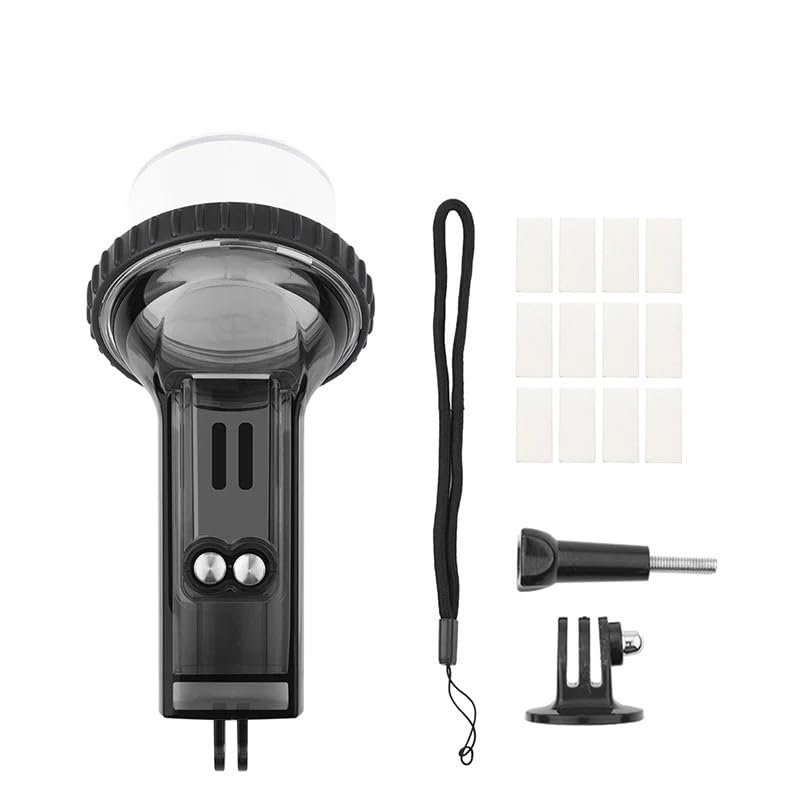 Diving Waterproof Protective Shell Underwater Buoyancy Rod Housing Case for DJI Osmo Pocket 1 2 Handheld Gimbal Accessories (Color : Pocket 1 case Rod)
