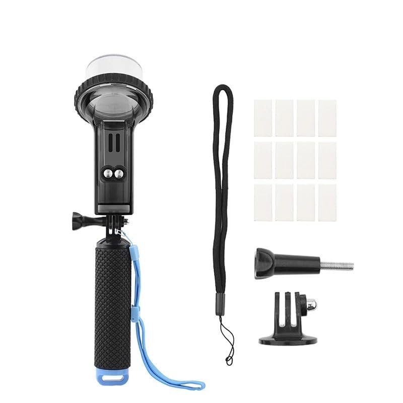 Diving Waterproof Protective Shell Underwater Buoyancy Rod Housing Case for DJI Osmo Pocket 1 2 Handheld Gimbal Accessories (Color : Pocket 1 case)