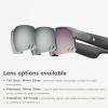 SANGSTRE Sports Audio Sunglasses, Smart Bluetooth Glasses for Cycling,Running,and Hiking. Black Frame & Tinted Mirror Silver view 3