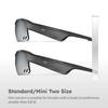 SANGSTRE Sports Audio Sunglasses, Smart Bluetooth Glasses for Cycling,Running,and Hiking. Black Frame & Tinted Mirror Silver view 4