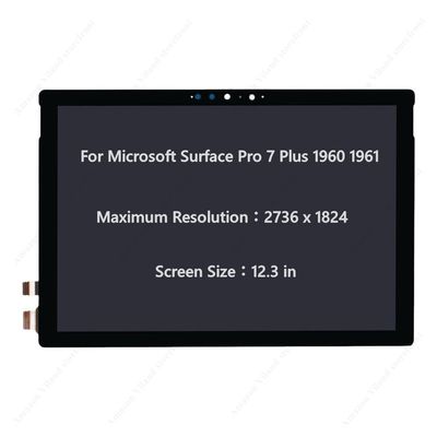 12.3" Laptop Replacement for Microsoft Surface Pro 7 Plus 1960 1961 LCD Touch Screen Display Digitize Assembly 2736x1824 Panel (Pro 7 Plus)