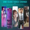 Voice Changer Device, Portable Voice Changer with 4 Sound Modes Real Time Call Voice Modulator Live Sound Card for Gime, English Standard Version view 3