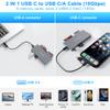 8 in 1 CFexpress Type B Card Reader with 2 10Gb USB, USB3.2 Gen2 10Gbps CF Express Reader hub for CFexpress Type B/SD/TF/CF/XD/MS/USB, CFexpress Adapter Hub Read 6 Cards and 2USB Simultaneously view 4