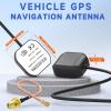 SZSAUTO Waterproof Active GPS Navigation Antenna SMA Male GPS Antenna with 6 Inch RG178 Coaxial Pigtail Cable for 4G LTE GPS Tracker Locator Car GPS System view 2