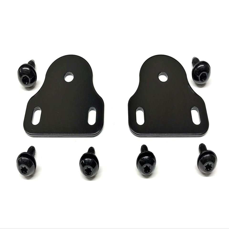 Set of Windshield Dash Plate Brackets and Bolts FITS 1987 to 1995 Jeep Wrangler YJ