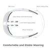 SANGSTRE Sports Audio Sunglasses, Smart Bluetooth Glasses for Cycling,Running,and Hiking. White Frame & Tinted Mirror Green view 2