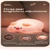 ATSUI Pig Night Light for Kids, Food Grade Silicone, Rechargeable, Tap Fun Kawaii Lamp for Kids Room, Adjustable Brightness, Cute Stuff for Boys Girls, Cute Gifts for Baby Children view 4