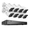 ANNKE 8CH Security Camera System, H.265+ 5-in-1 4K DVR Recorder with AI Human/Vehicle Detection, 8X 5MP IP67 CCTV Outdoor Cameras with 100ft Night Vision, Smart IR, Work with Alexa, NO Hard Drive view 1