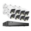ANNKE 8CH Security Camera System, H.265+ 5-in-1 4K DVR Recorder with AI Human/Vehicle Detection, 8X 3K IP67 CCTV Bullet White Cams with Smart Dual Light, Built-in Mic, Work with Alexa, NO Hard Drive view 1