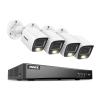 ANNKE 8CH Security Camera System, H.265+ 5-in-1 4K DVR Recorder with AI Human/Vehicle Detection, 4X 3K IP67 CCTV Bullet White Cams with Smart Dual Light, Built-in Mic, Work with Alexa, NO Hard Drive view 1