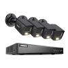 ANNKE 8CH Security Camera System, H.265+ 5-in-1 4K DVR Recorder with AI Human/Vehicle Detection, 4X 3K IP67 CCTV Bullet Black Cams with Smart Dual Light, Built-in Mic, Work with Alexa, NO Hard Drive view 1