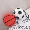 Silicone Case Compatible with AirPods 1st/2nd Generation Charging Case Shockproof Protective Cover Anti-Scratch Rubber Bumper Case Creative Football Exact Fit Replacement Case with Carabiner view 4