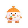 3D Cartoon Animal Earphone Case Cover Compatible for AirPods 1st/2nd Generation Charging Case Flexible Shockproof Silicone Protective Case Cute Chick Soft Rubber Shell Anti-Scratch Protective Skin view 1