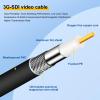 MECCANIXITY 49FT 3G-SDI Cable, HD-SDI Video Cable 75 Ohm RG6 BNC Cable 18AWG Cable Wire Supports HD-SDI/3G-SDI for Camera Surveillance CCTV System view 3
