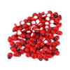 Xcello 100pcs/bag 3D Animal Wooden Ladybug Sponge Wall Sticker Craft for Kids & Children, Perfect Home Decoration, Refrigerator & Room Decor view 1