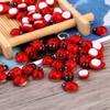 Xcello 100pcs/bag 3D Animal Wooden Ladybug Sponge Wall Sticker Craft for Kids & Children, Perfect Home Decoration, Refrigerator & Room Decor view 2