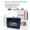 Docooler Cassette Player Cassette to MP3 Converter Portable Tape Player Walkman Tape Cassettes to MP3 Built-in MicrophoneSpeaker Headphone Jack Cassette to MP3 via SD Card Convert - Black view 3