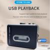 Docooler Cassette Player Cassette to MP3 Converter Portable Tape Player Walkman Tape Cassettes to MP3 Built-in MicrophoneSpeaker Headphone Jack Cassette to MP3 via SD Card Convert - Black view 4