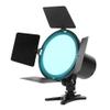 Andoer 10W RGB Photography Light Bi-Color LED Light 128pcs LED Beads 3200K-5600K Dimmable 5 Scene Effects Support DC/NP Series Battery Powered with Metal Barndoors Cold Shoe Mount Remote Controller view 1