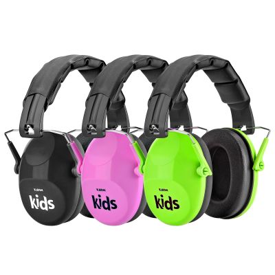 KAYNN 032 3Pack Kids Ear Protection for Noise - 28dB SNR Noise Canceling Headphones for Concerts,Sensory Headphones Autism,Age 3-16(Black+Green+Pink)