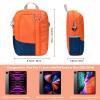 9-11 Inch Tablet Sleeve Bag, Padded Carrying Travel Case for iPad Pro 11-in, Galaxy Tab S9/S8, with Shoulder Strap (Orange) view 4